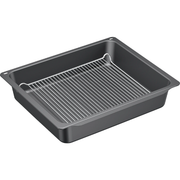 Lèchefrite professionnelle avec grille pour four, 81 x 455 x 375 mm, BOSCH HEZ633070 - vue 1