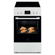 Cuisinière Vitrocéramique 50x60 4 foyers Multifonction ELECTROLUX LKR524288W