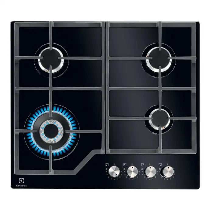 Plaque Gaz 4 foyers Gaz on Glass  ELECTROLUX KGG64362K