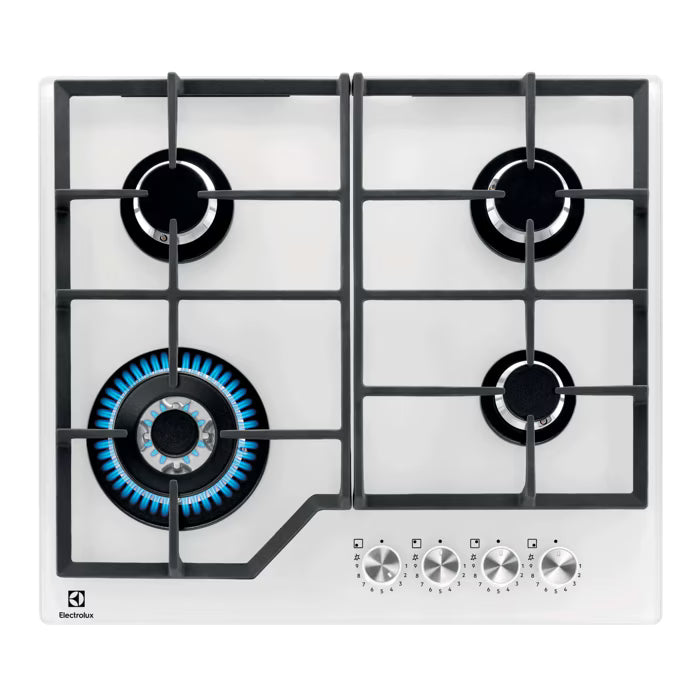 Plaque Gaz 4 foyers Gaz on Glass ELECTROLUX KGG64362W