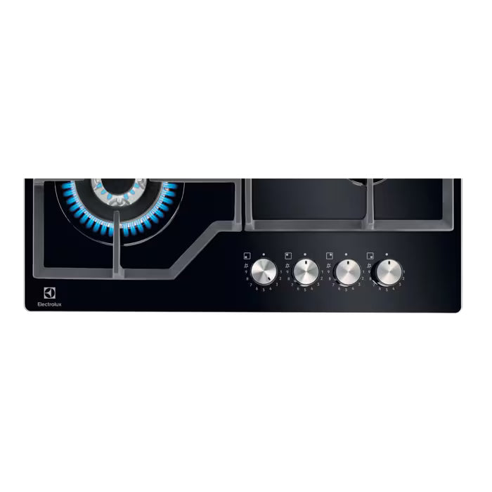 Plaque Gaz 4 foyers Gaz on Glass  ELECTROLUX KGG64362K