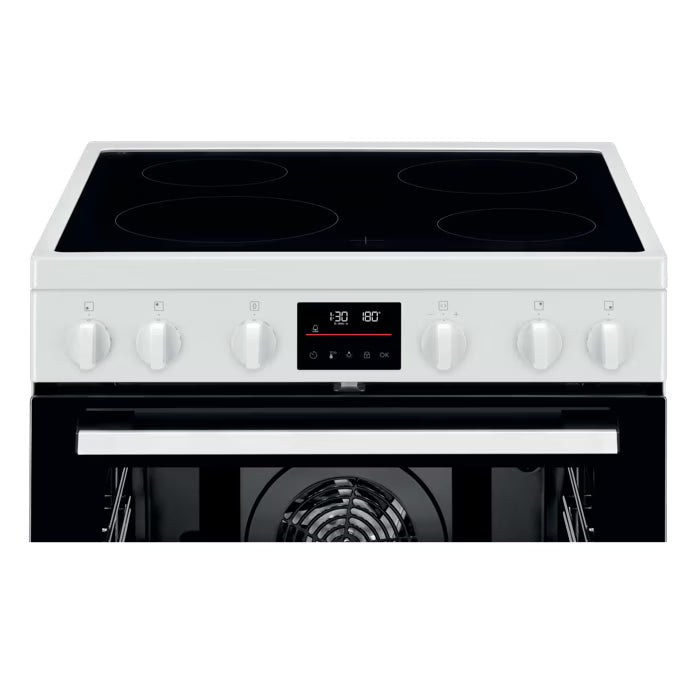 Cuisinière Vitrocéramique 4 foyers 60x60 SurroundCook® ELECTROLUX LKR64890BW