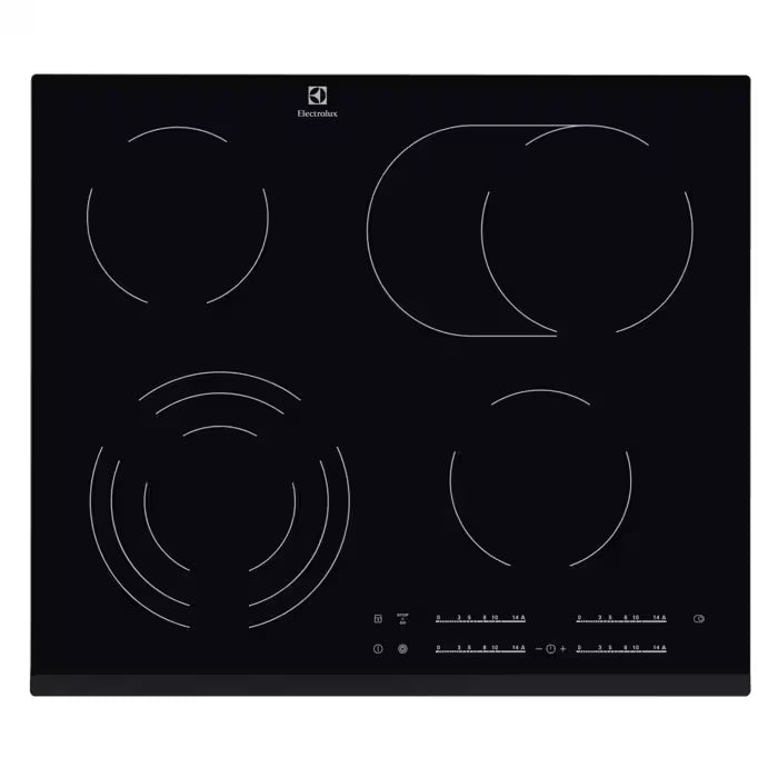 Plaque Vitrocéramique 4 foyers ELECTROLUX EHF6547FOK