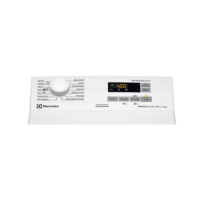 Lave-linge Top PerfectCare 600 6.0 kg ELECTROLUX EW6T5612BB