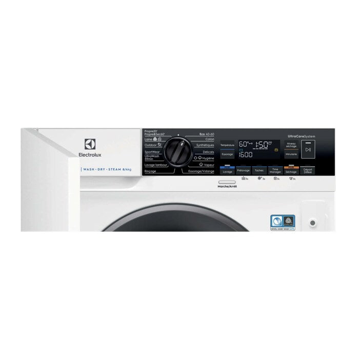 Lave-linge séchant PerfectCare 800 8/4 kg ELECTROLUX EW8W1684BI