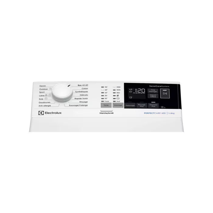 Lave-linge Top PerfectCare 600 6.0 kg ELECTROLUX EW6T4613HA