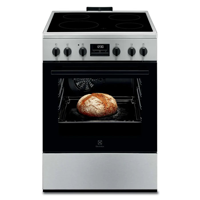 Cuisinière Vitrocéramique 60x60cm 4 foyers SteamBake ELECTROLUX LKR664166X