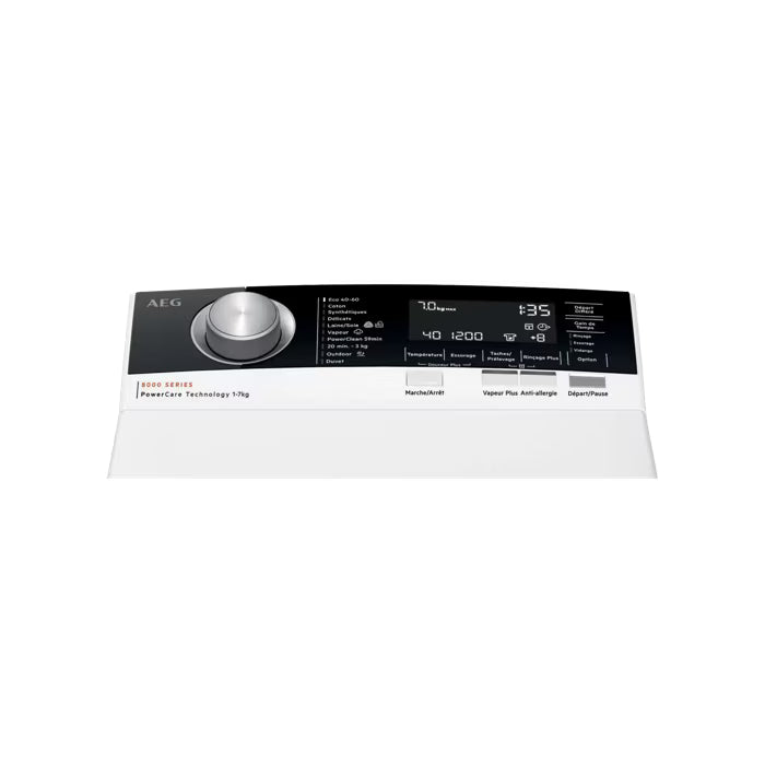 Lave-linge Top Série 8000 7.0 kg AEG LTR8C7331A