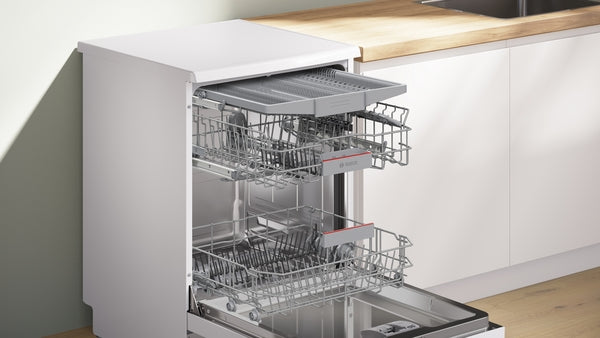 Serie 4, Freistehender Geschirrspüler, 60 cm, Weiß - Bosch - SMS4HMW08E