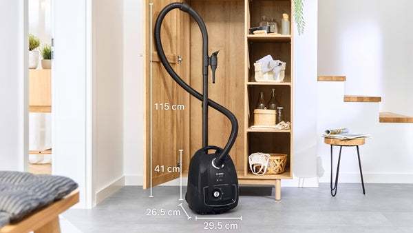 Série 4, Aspirateur avec sac, Noir BOSCH BGB38BA1
