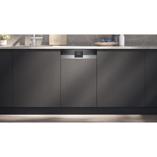 iQ500, Lave-vaisselle encastrable avec bandeau, 45 cm, Metallic SIEMENS SR55ZS10ME - vue 2