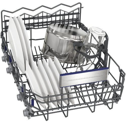 iQ500, Lave-vaisselle encastrable avec bandeau, 45 cm, Metallic SIEMENS SR55ZS10ME - vue 5