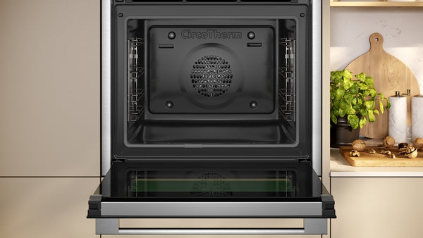 N 70, Four encastrable, 60 x 60 cm, Inox NEFF B24CR71N0