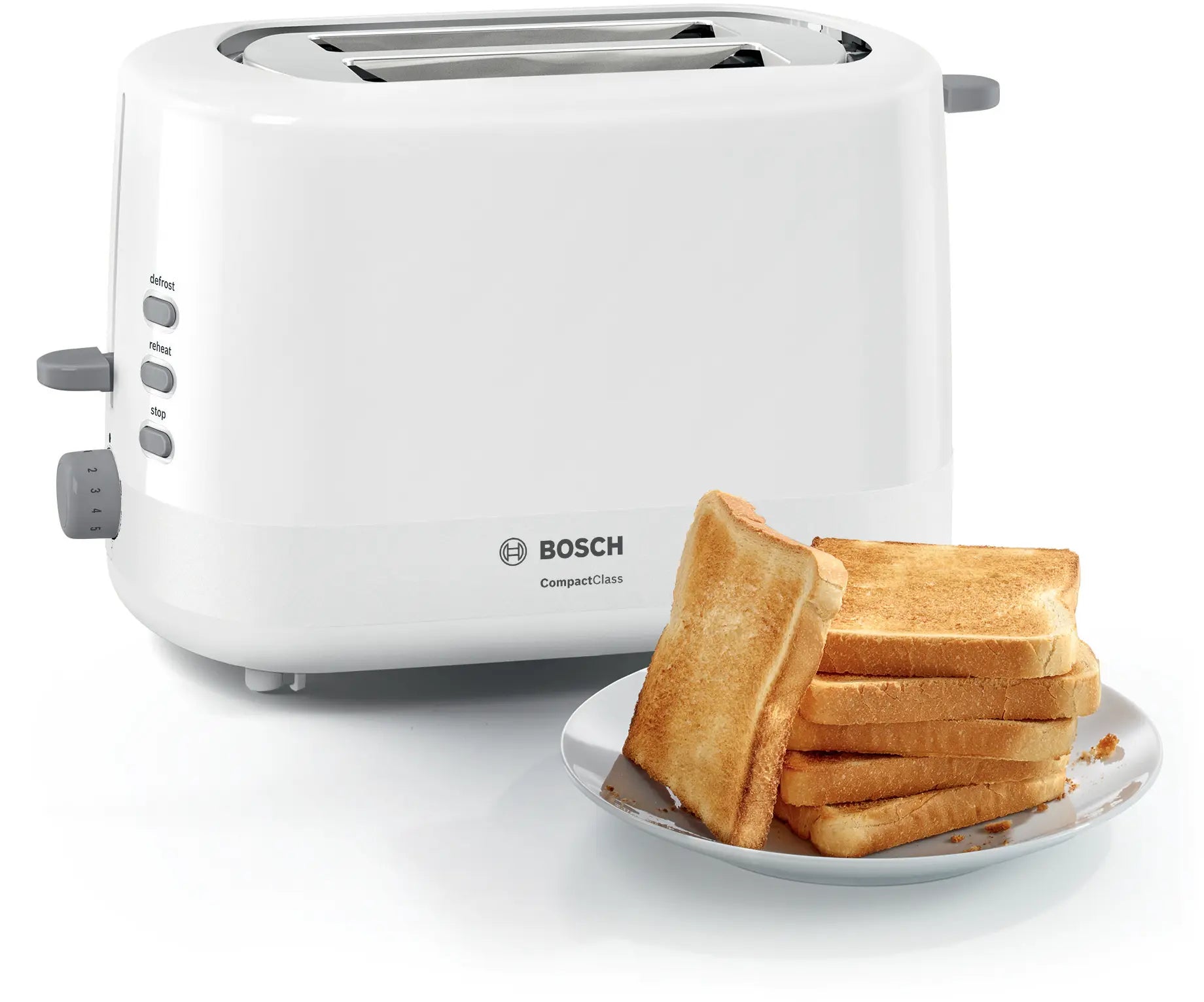 Toaster compact, Blanc BOSCH TAT3A111
