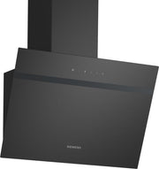 iQ100, Hotte murale, 60 cm, Noir avec finition en verre SIEMENS LC65KDK60 - vue 1