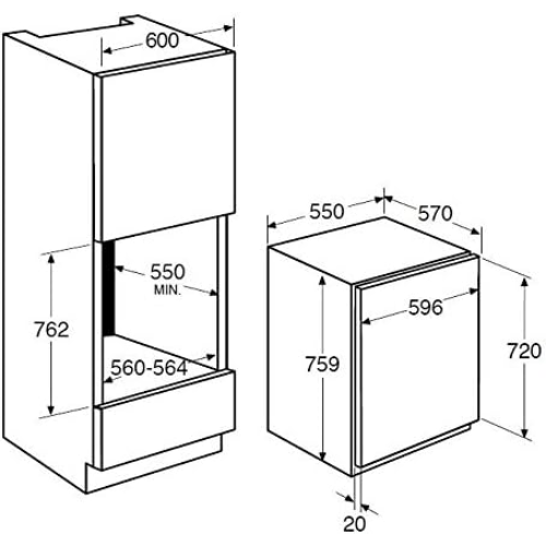 Lave-vaisselle intégrable Aeg FSE73300PEM - vue 5