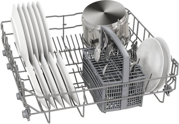 Série 2, Lave-vaisselle pose-libre, 60 cm, Acier brossé anti-traces BOSCH SMS2ITI65E