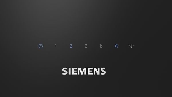 iQ300, Hotte murale, 60 cm, Noir avec finition en verre SIEMENS LC67KFN60 - vue 3