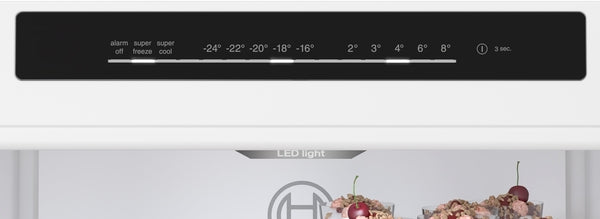 Série 4, Réfrigérateur combiné pose-libre, 186 x 60 cm, Inox BPSCH KGN362I1F