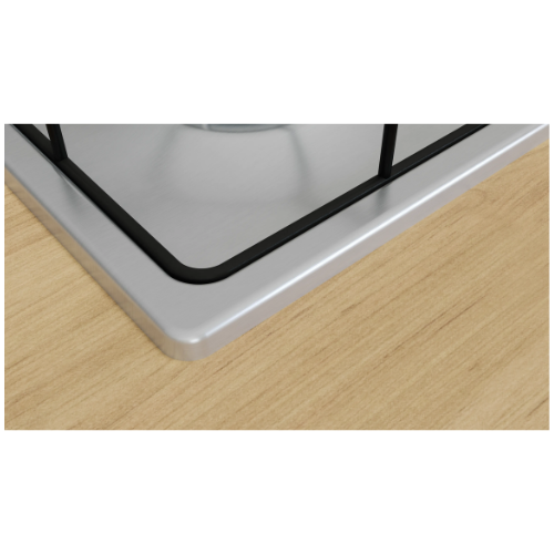 Série 2, Table gaz, 60 cm, Inox BOSCH PBP6B5K80 - vue 3