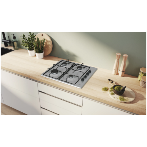 Série 2, Table gaz, 60 cm, Inox BOSCH PBP6B5K80 - vue 4