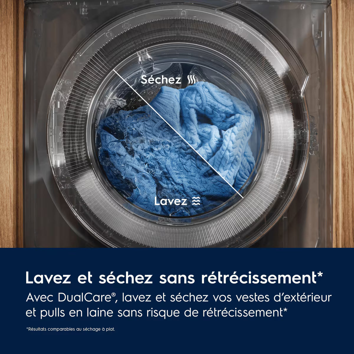 Lave-linge séchant SteamCare 700 10/6 kg ELECTROLUX EW7IW2066BG