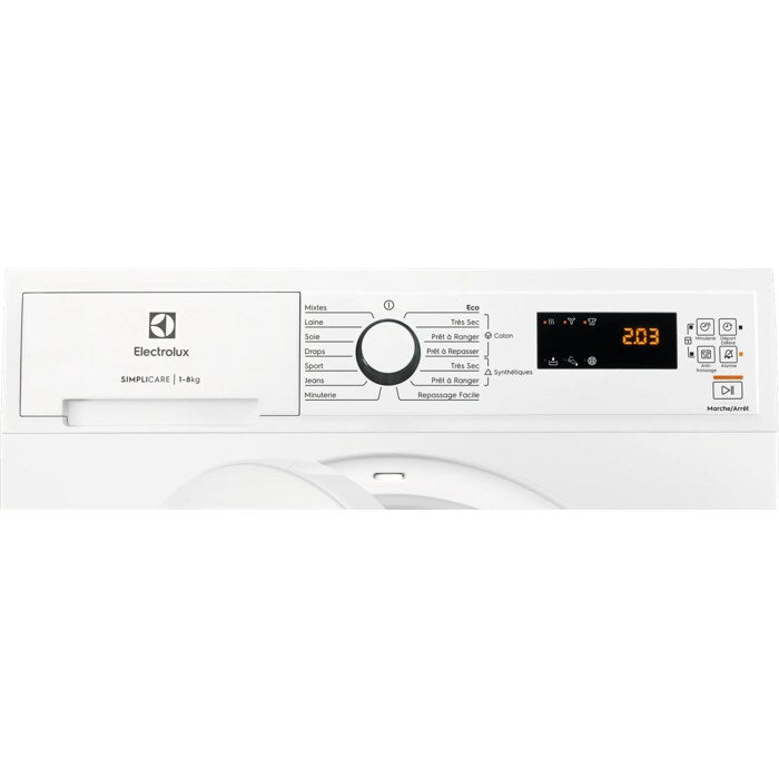 Sèche-linge Pompe à chaleur 8 ELECTROLUX EDHF2812WE