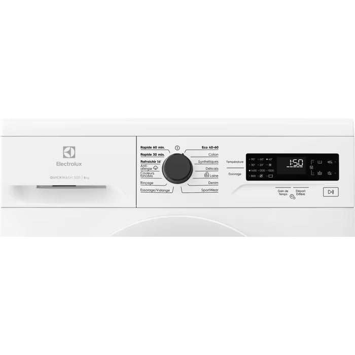 Lave-linge hublot Pose-libre 500 8 kg ELECTROLUX EWF0814A4