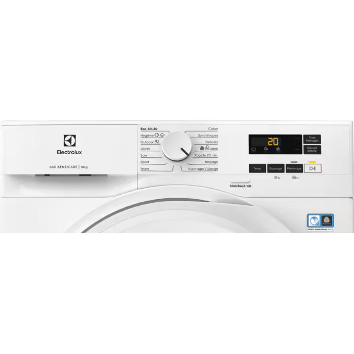 Lave-linge hublot Pose-libre SensiCare 600 10 kg ELECTROLUX EW6FI5120WA