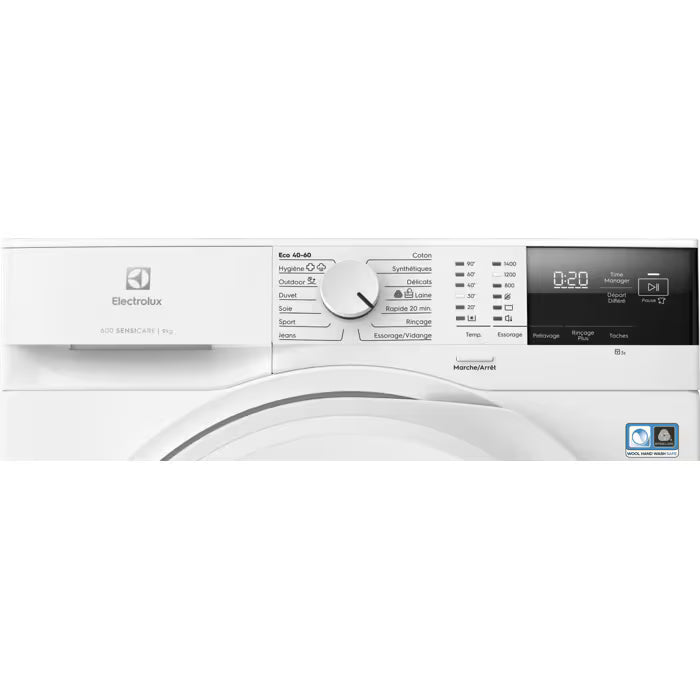Lave-linge hublot Pose-libre SensiCare 600 9 kg ELECTROLUX EW6FI4109RA