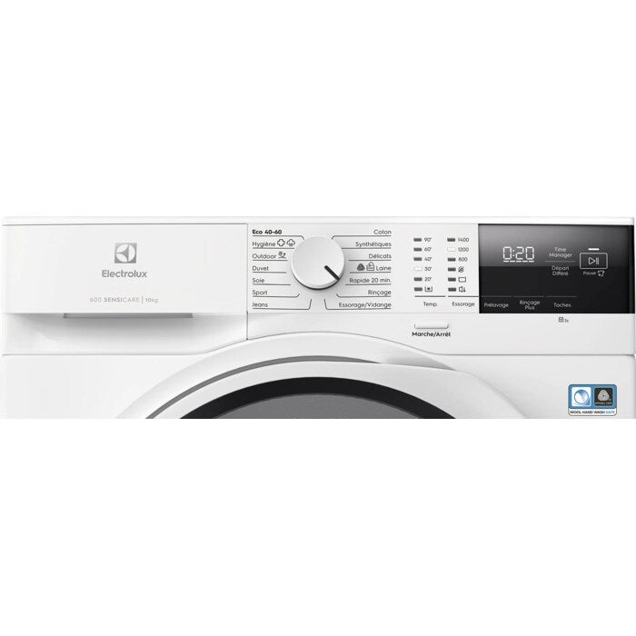Lave-linge hublot Pose-libre 600 10 kg ELECTROLUX EW6FI4130SA