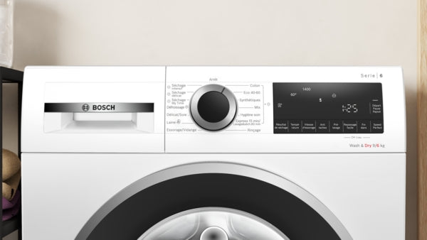 Série 6, Machine à lave séchante, 9/6 kg, max. 1400 tr/min BOSCH WNG24402FR