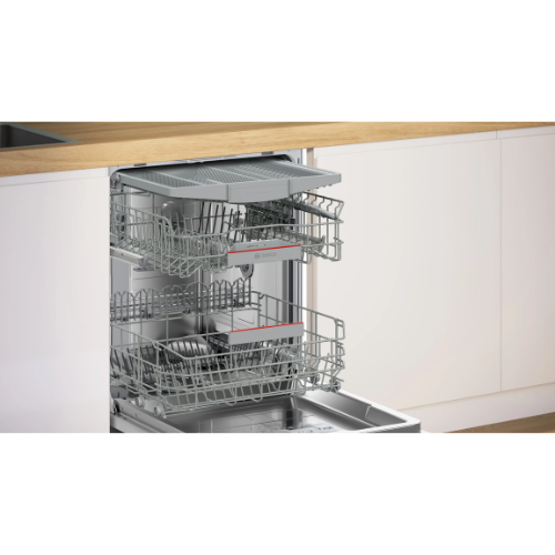 Série 6, Lave-vaisselle encastrable avec bandeau, 60 cm, Acier brossé BOSCH SMI6ZCS10E - vue 5