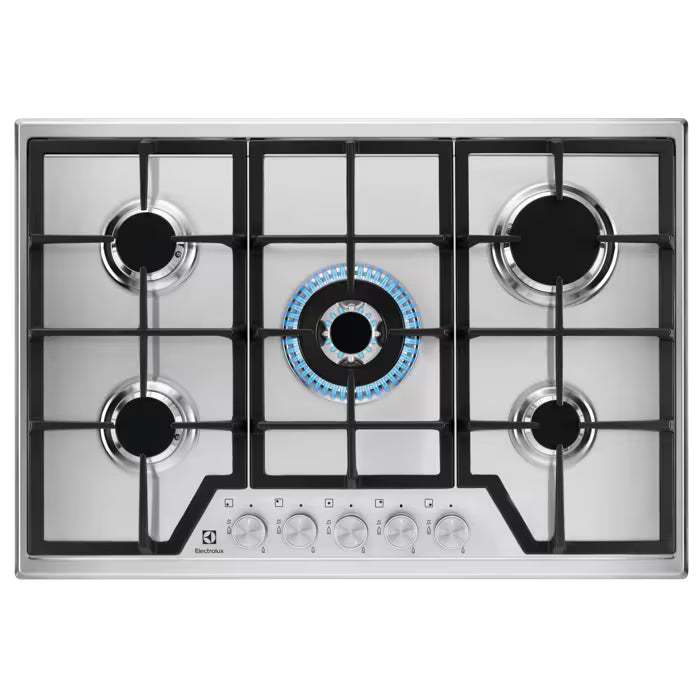 Plaque Gaz 5 foyers Slim line ELECTROLUX KGS7536SX