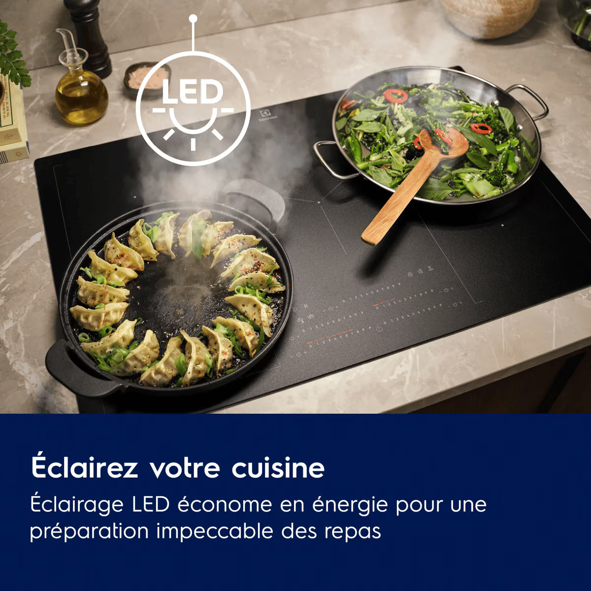 Hotte décorative murale 60 cm Série 600 ExtractionTech ELECTROLUX LFV326K
