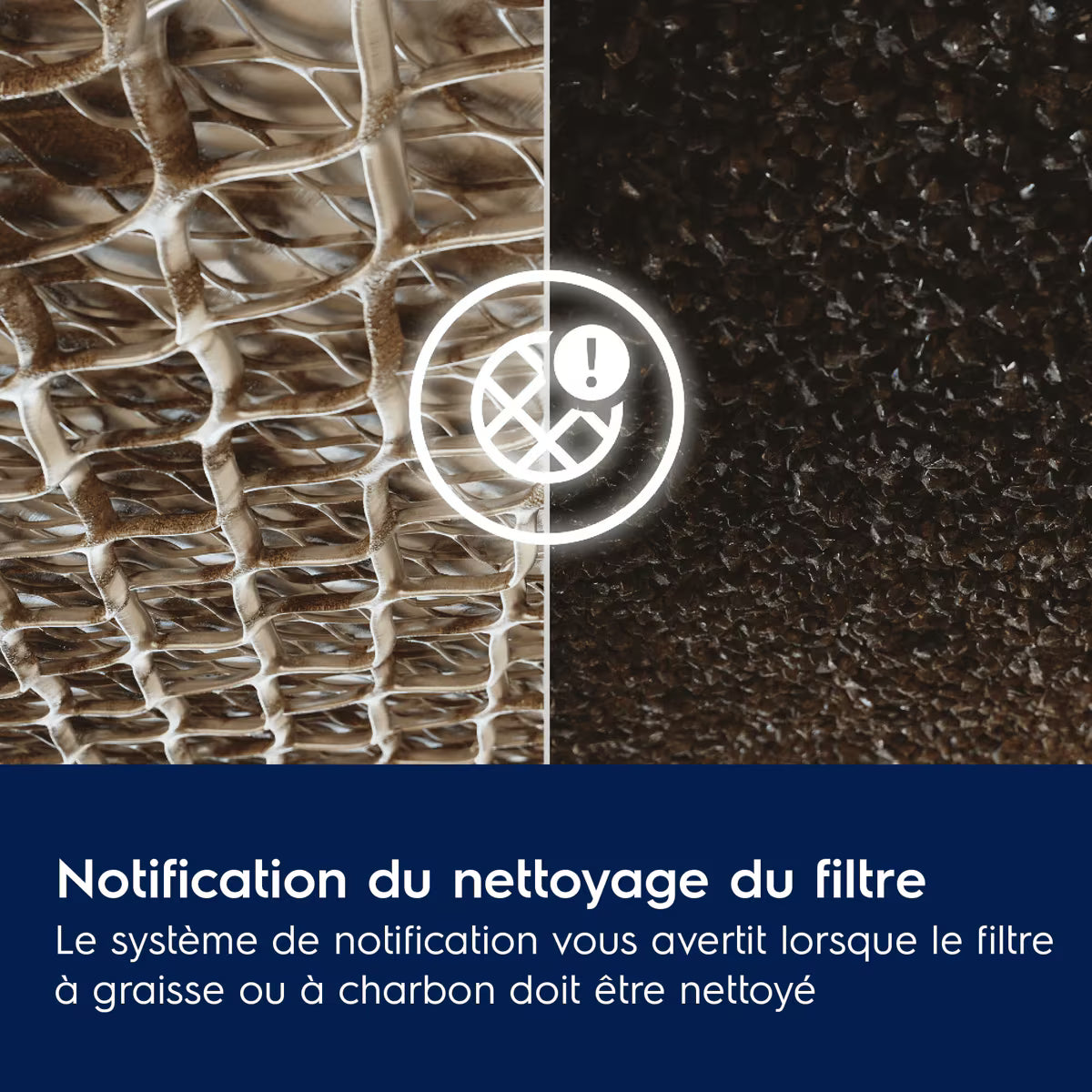 Hotte décorative murale 60 cm Série 600 Hob2Hood ELECTROLUX LFV516Y