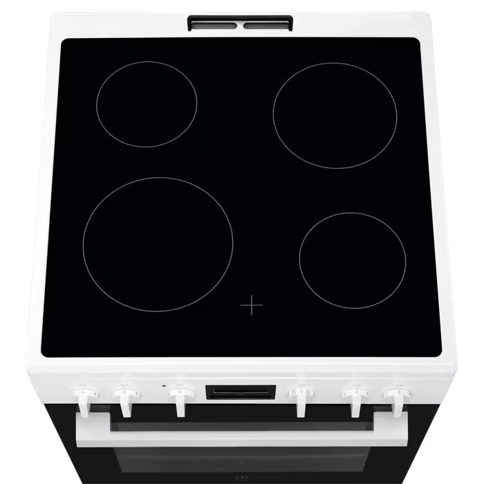 Cuisinière Vitrocéramique 60x60cm 4 foyers SteamBake ELECTROLUX LKR664177W