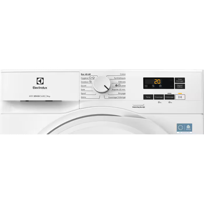 Lave-linge hublot Pose-libre SensiCare 600 9 kg ELECTROLUX EW6FI914WA