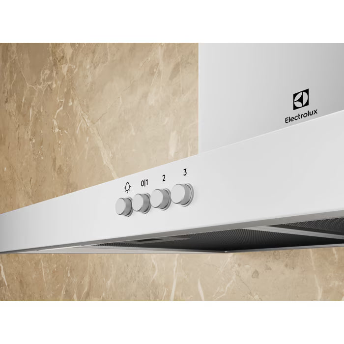 Hotte décorative murale 60 cm Série 500 ExtractionTech ELECTROLUX LFC516W