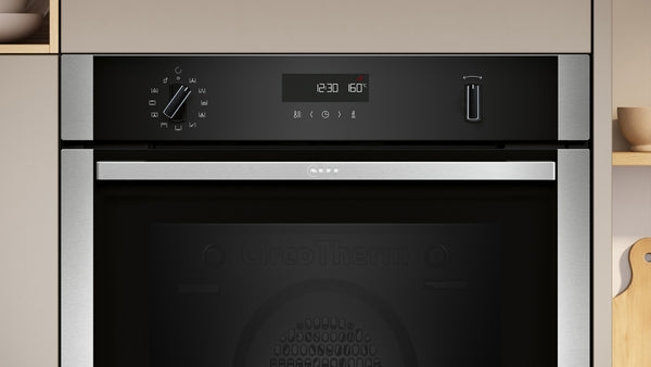 N 50, Four encastrable, 60 x 60 cm, Inox NEFF B2ACH7AN7