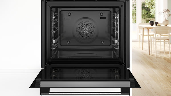 Série 6, Four encastrable, 60 x 60 cm, Inox BOSCH HBG578ES7