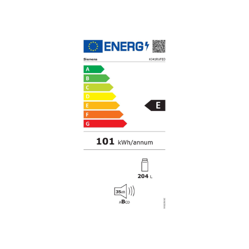 iQ300, Réfrigérateur intégrable, 122.5 x 56 cm, charnières pantographes SIEMENS KI41RVFE0 - vue 6