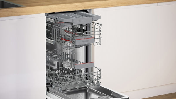 Série 4, Lave-vaisselle encastrable avec bandeau, 45 cm, Acier brossé BOSCH SPI4HMS13E