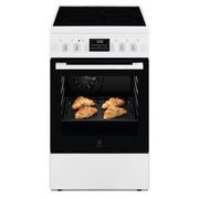 Cuisinière Vitrocéramique 4 foyers 50x60 Multifonction ELECTROLUX LKR524292W