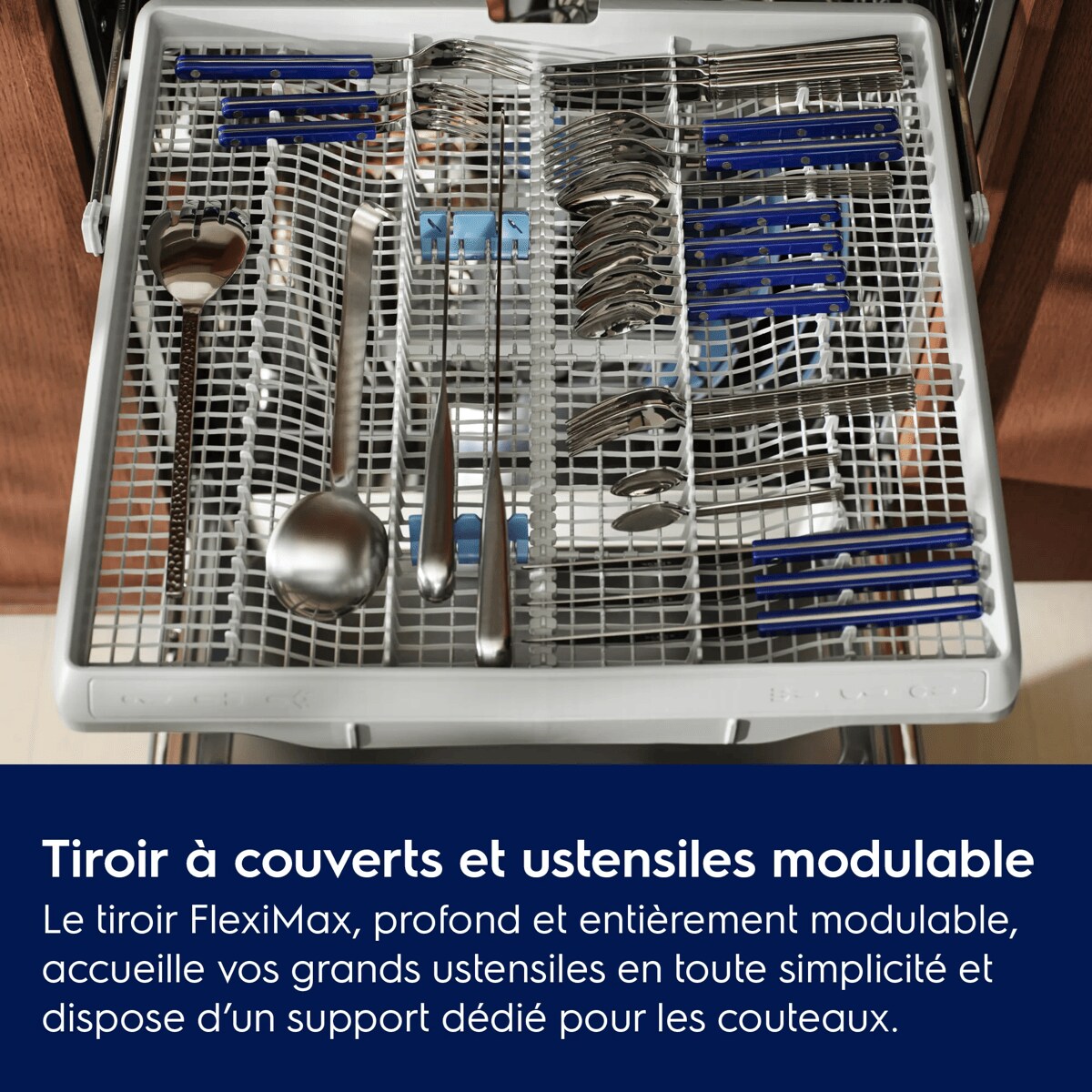 Lave-vaisselle Tout Intégrable 60 cm SmartSelect 14 couverts ELECTROLUX E62LD220T