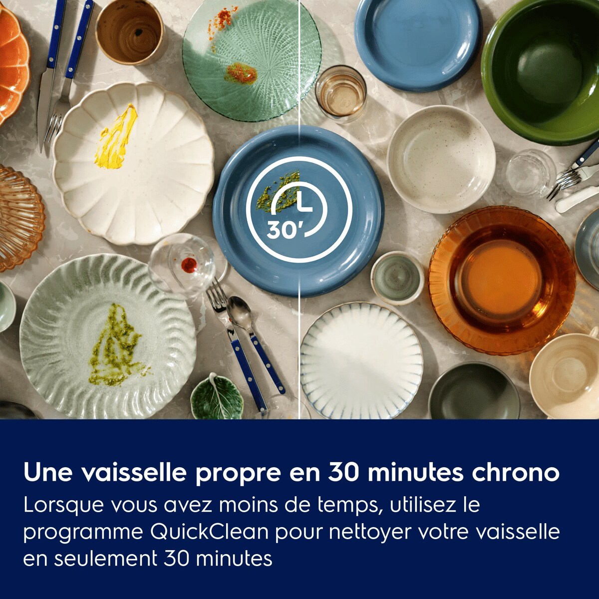 Lave-vaisselle Tout Intégrable 60 cm AirDry 13 couverts ELECTROLUX E52LE120S