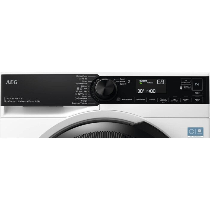 Lave-linge hublot Pose-libre Série 7000 12 kg AEG LFR73A124LV