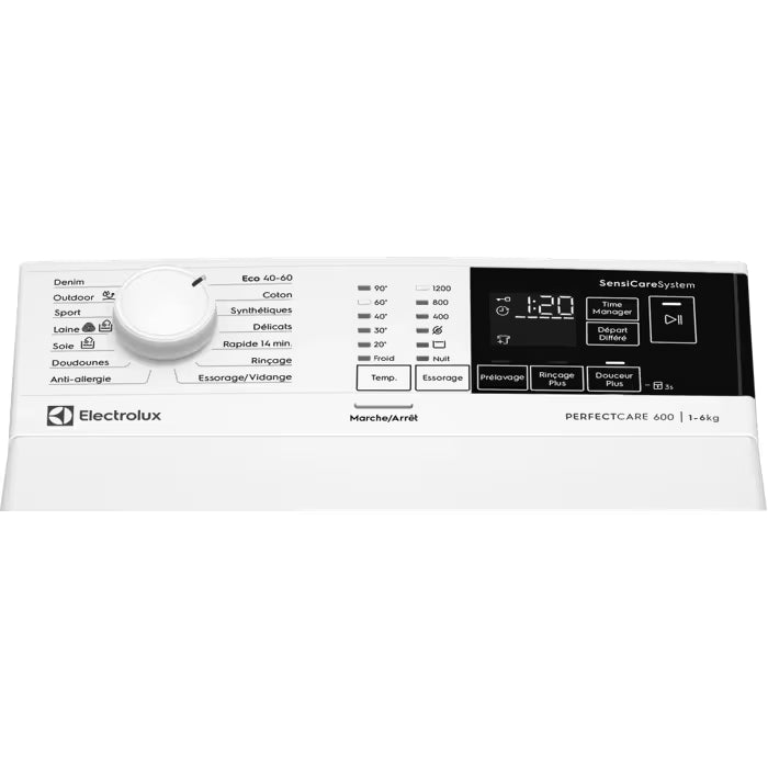 Lave-linge Top PerfectCare 600 6.0 kg ELECTROLUX EW6T3164A
