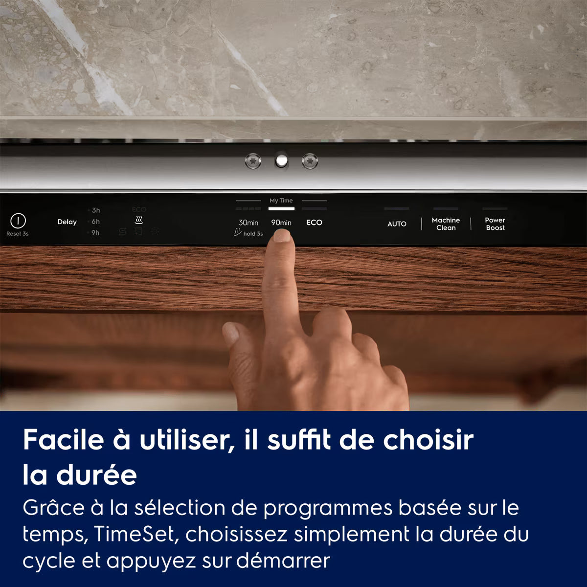 Lave-vaisselle Tout Intégrable 60 cm AirDry 13 couverts ELECTROLUX E52LE120S