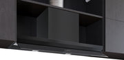 iQ500, Hotte design intégré, 90 cm, Noir avec finition en verre, Noir mat SIEMENS LJ97BDP60
